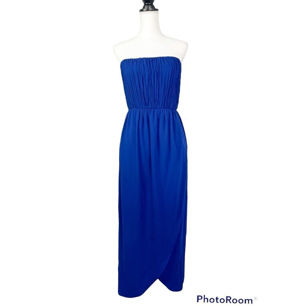 Rhyme Los Angeles Blue, Strapless Dress, Size Small